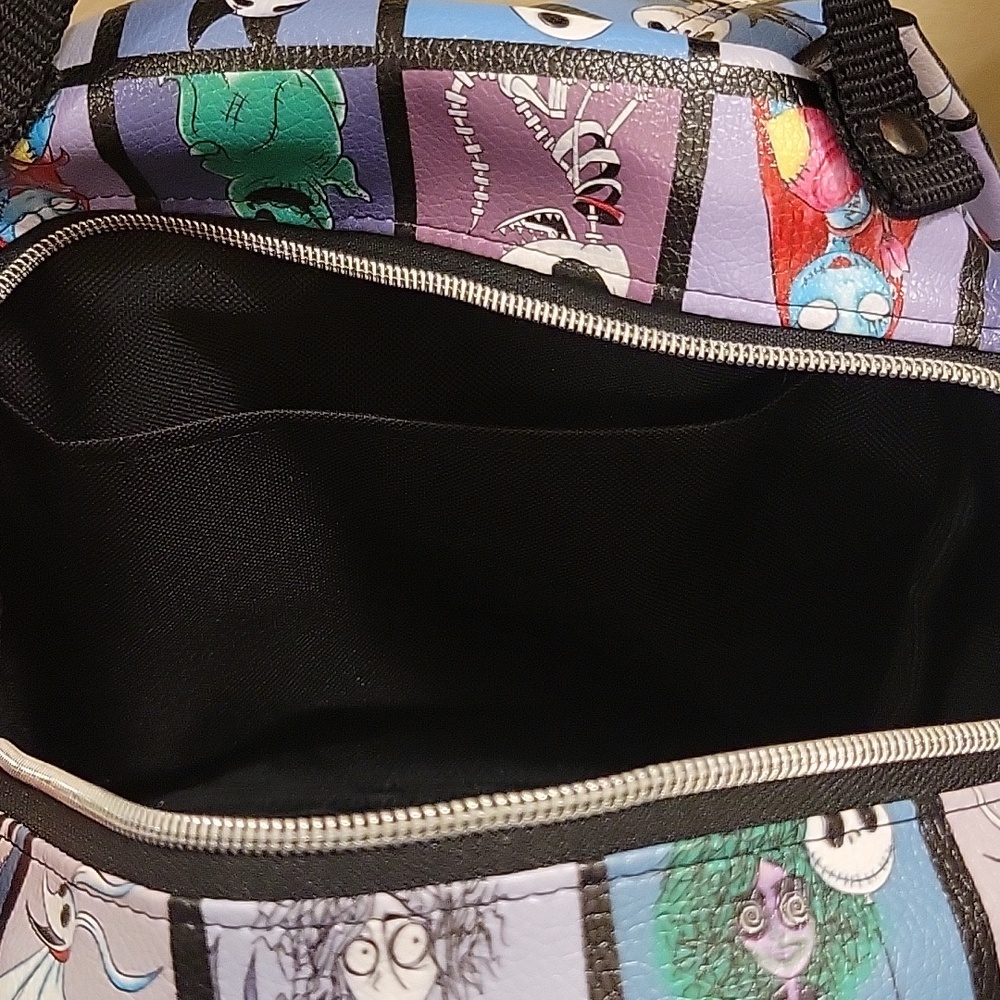 Nightmare Patchwork Mini Backpack - Purple Multi … - image 6